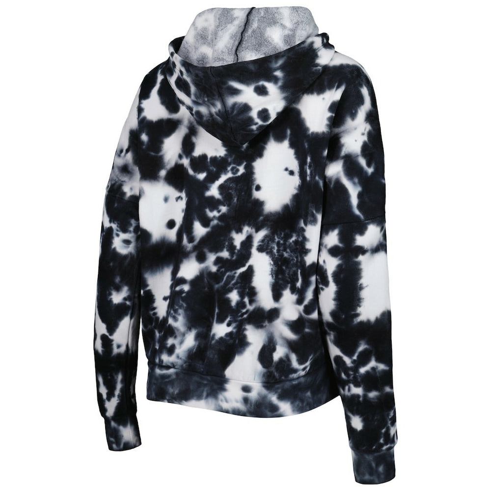Kansas City Chiefs New Era Women's Cloud Dye Fleece Pullover Hoodie - Black - NFL