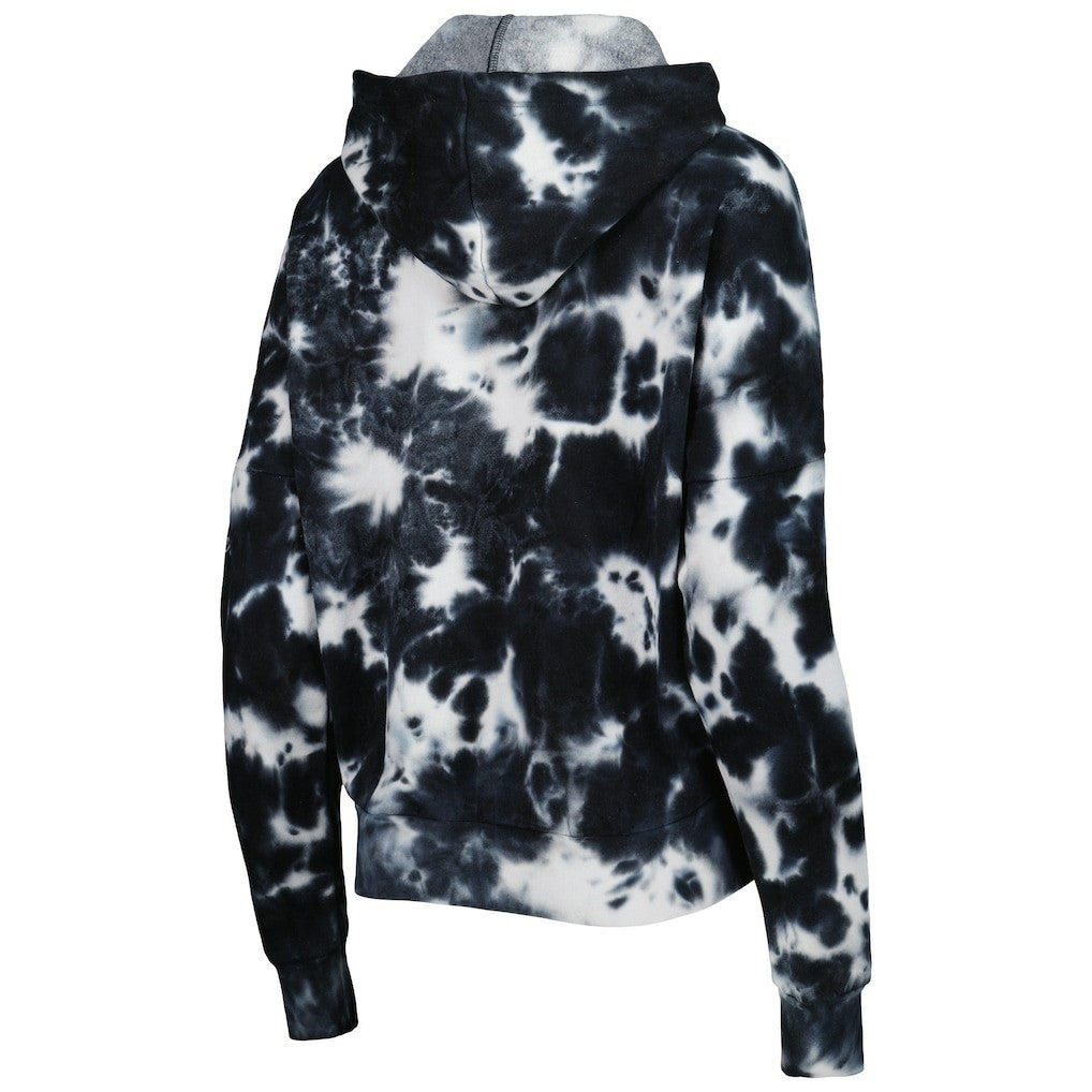 Las Vegas Raiders New Era Women's Cloud Dye Fleece Pullover Hoodie - Black - NFL
