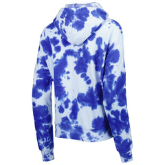 New England Patriots New Era Women's Cloud Dye Fleece Pullover Hoodie - Royal - NFL