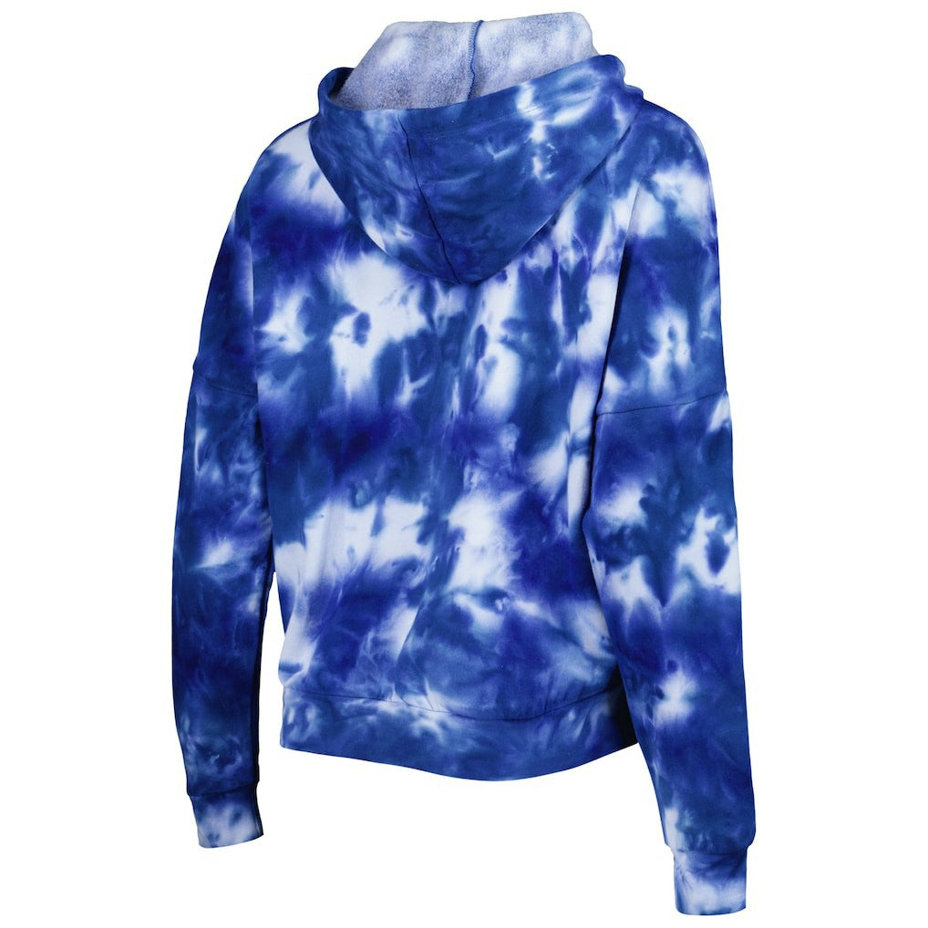 Seattle Seahawks New Era Women's Cloud Dye Fleece Pullover Hoodie - Royal - NFL