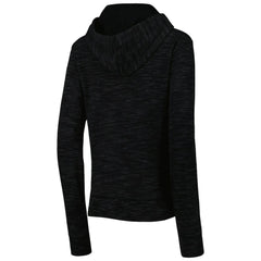 New Orleans Saints New Era Women's Reverse Space-Dye Full-Zip Hoodie - Black - NFL