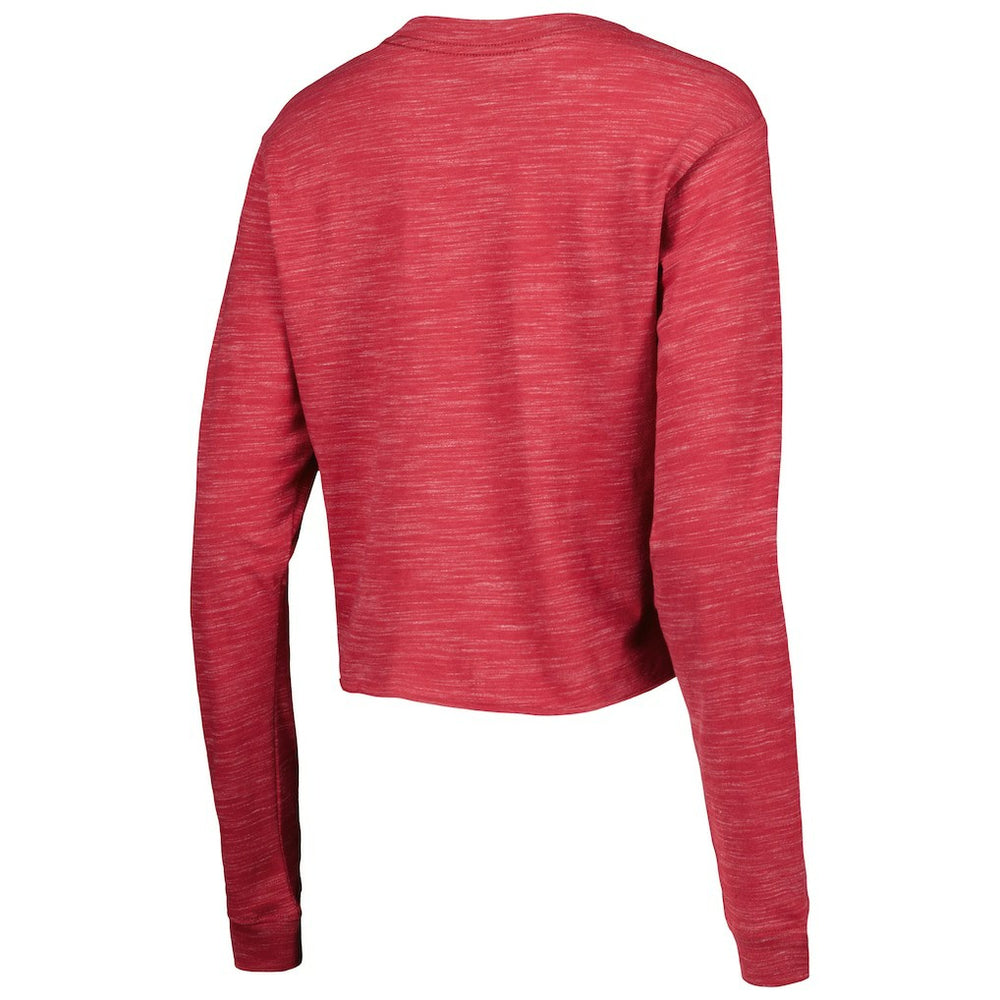 Arizona Cardinals New Era Women's Crop Long Sleeve T-Shirt - Cardinal - NFL
