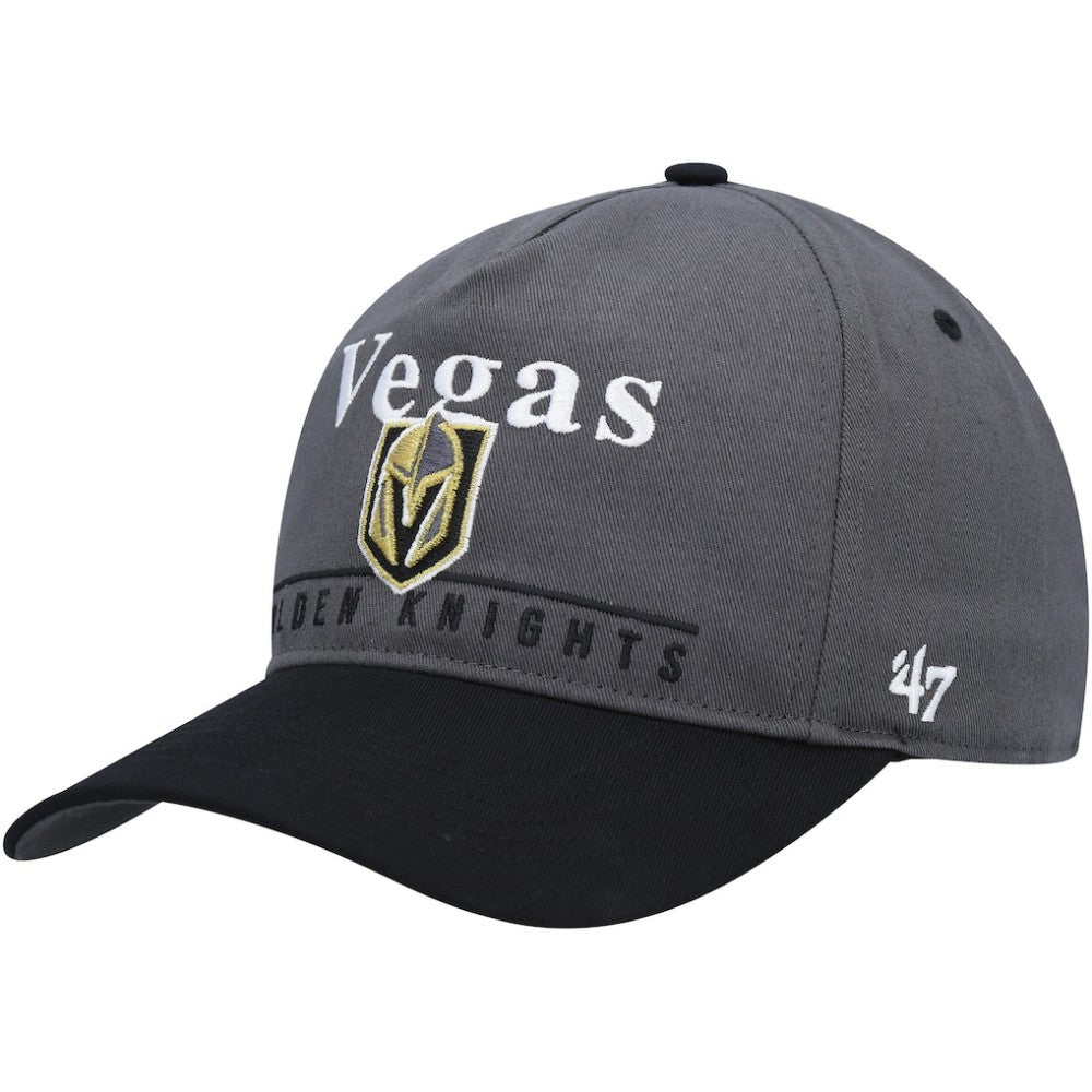 Vegas Golden Knights '47 Super Hitch Adjustable Snapback Hat - Charcoal/Black | 47 brand Clearance
