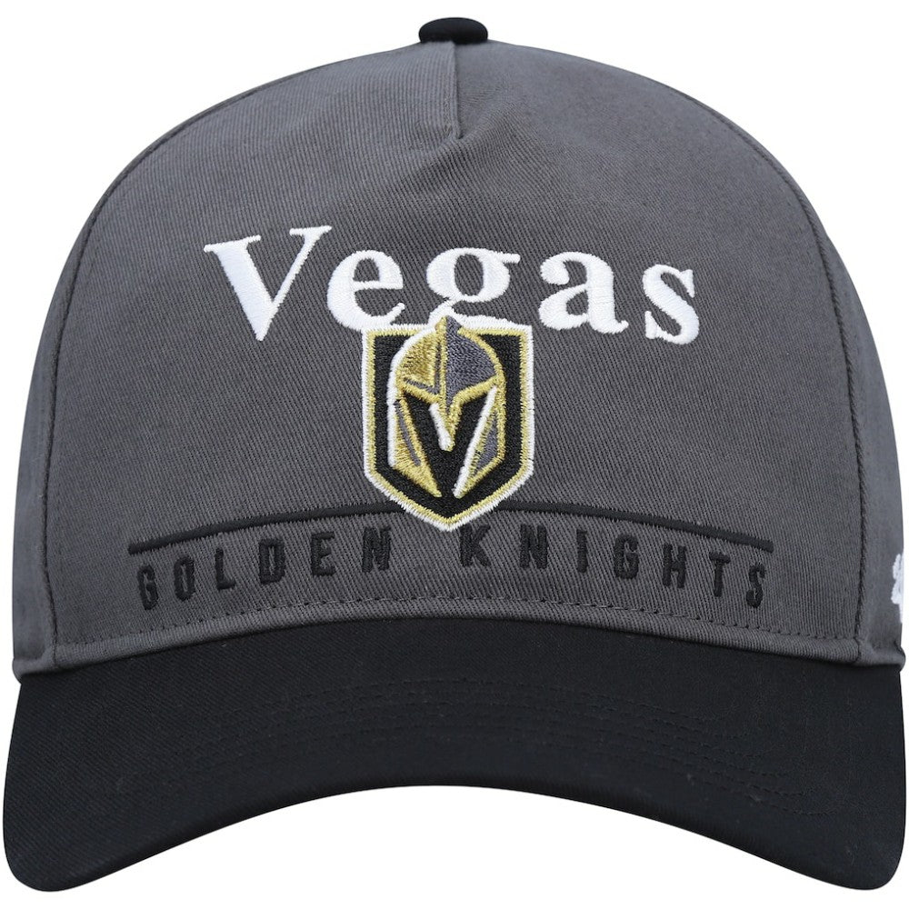 Vegas Golden Knights '47 Super Hitch Adjustable Snapback Hat - Charcoal/Black | 47 brand Clearance