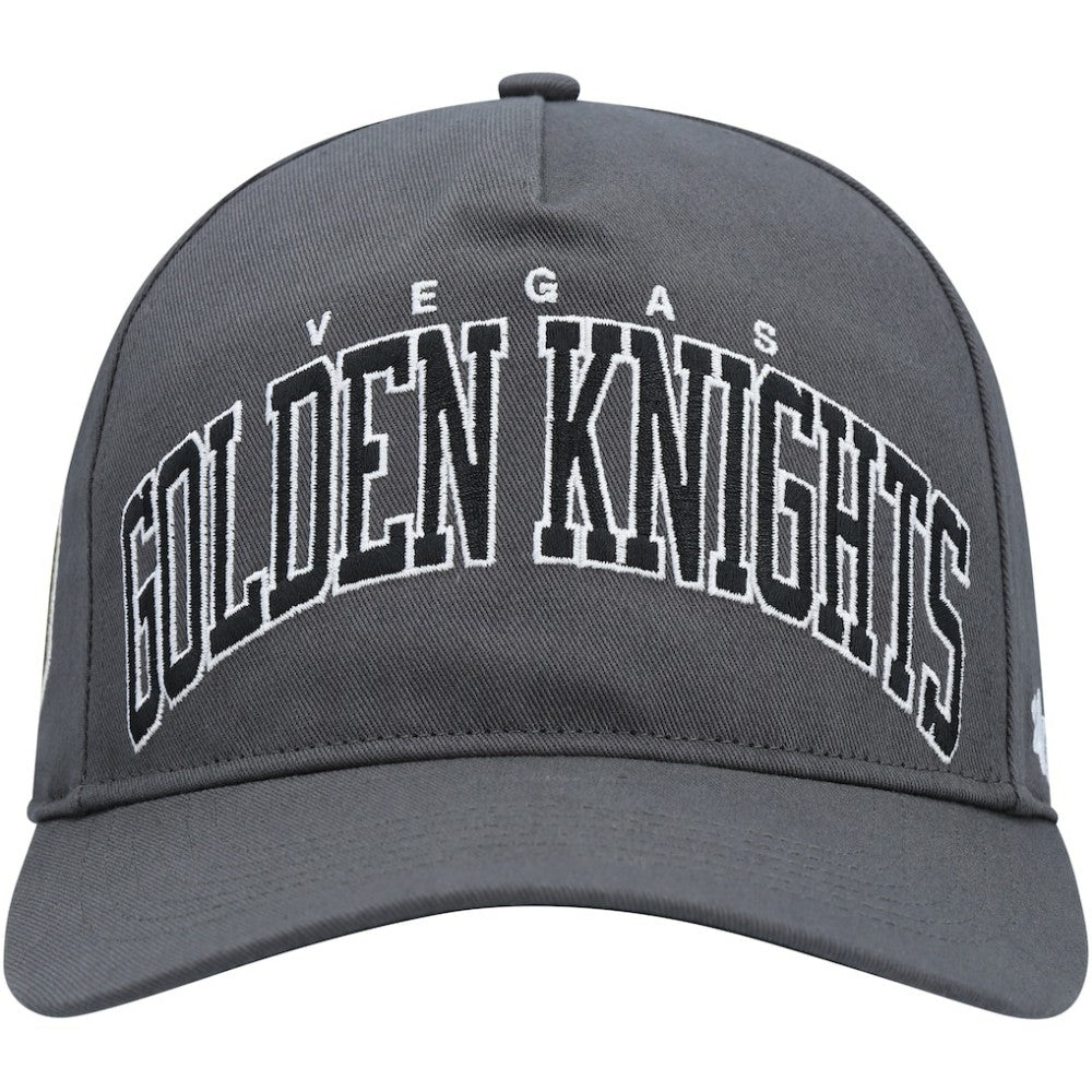 Vegas Golden Knights '47 Block Arch Hitch Snapback Hat - Charcoal | 47 brand near me