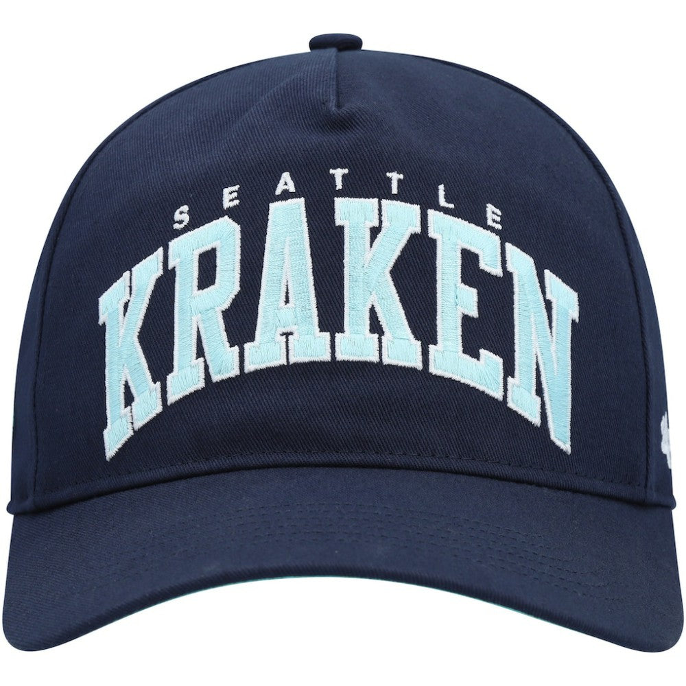 Seattle Kraken '47 Block Arch Hitch Snapback Hat - Deep Sea Blue | 47 brand online