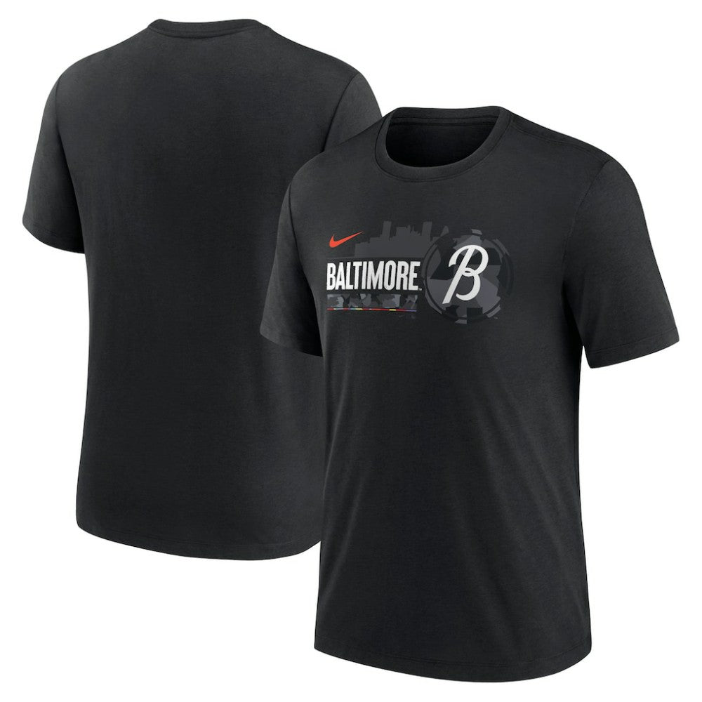 Baltimore Orioles Nike City Connect Tri-Blend T-Shirt Online