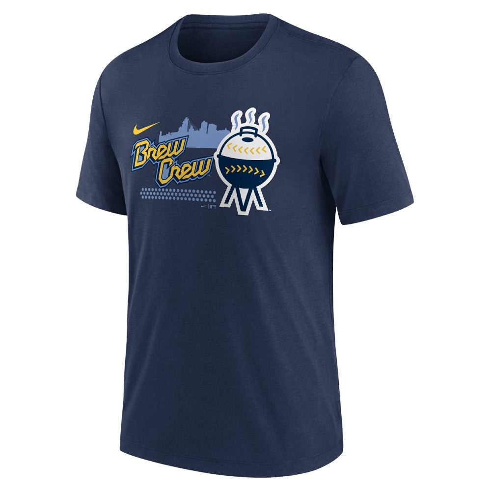 Milwaukee Brewers Nike City Connect Tri-Blend T-Shirt Online
