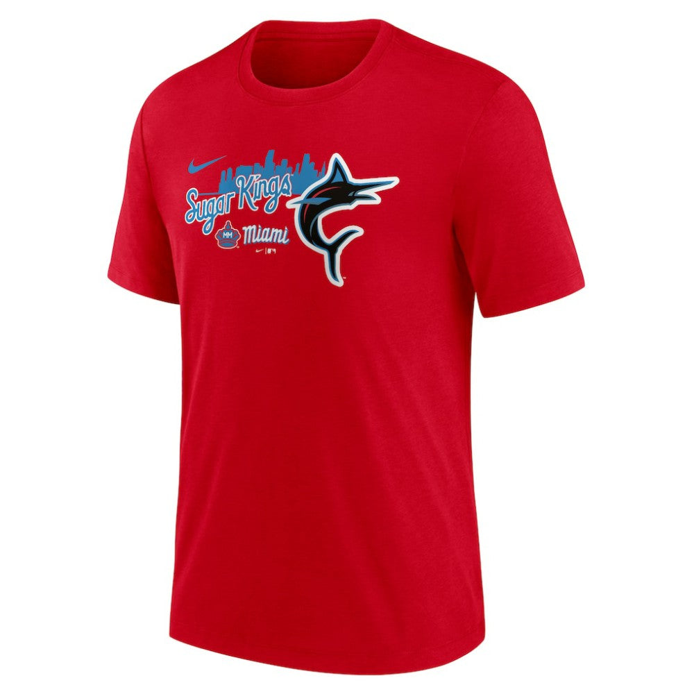 Miami Marlins Nike City Connect Tri-Blend T-Shirt for sale