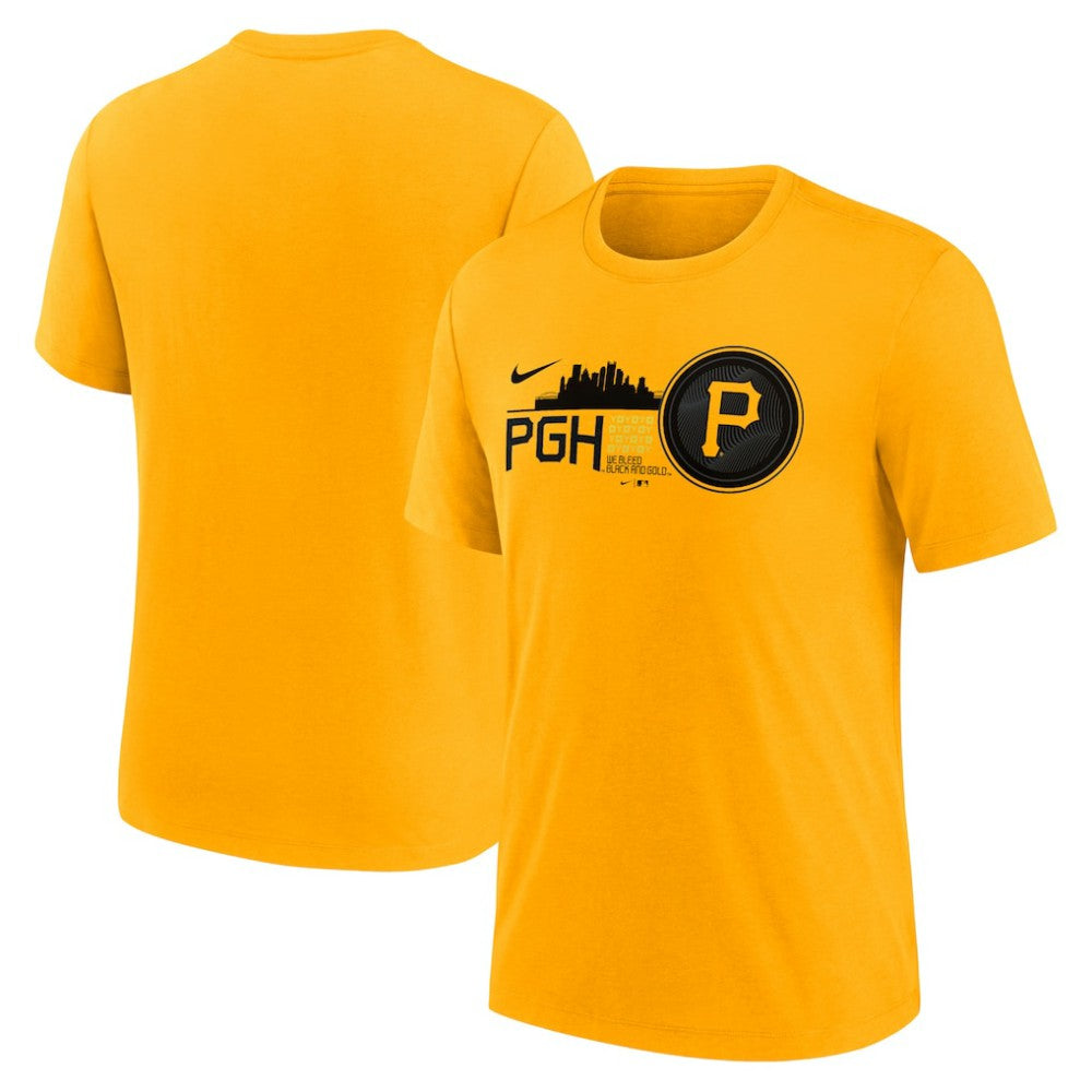 Pittsburgh Pirates Nike City Connect Tri-Blend T-Shirt Online