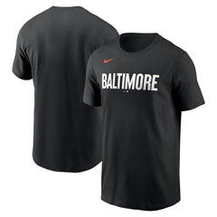 Baltimore Orioles Nike City Connect Wordmark T-Shirt Near Me