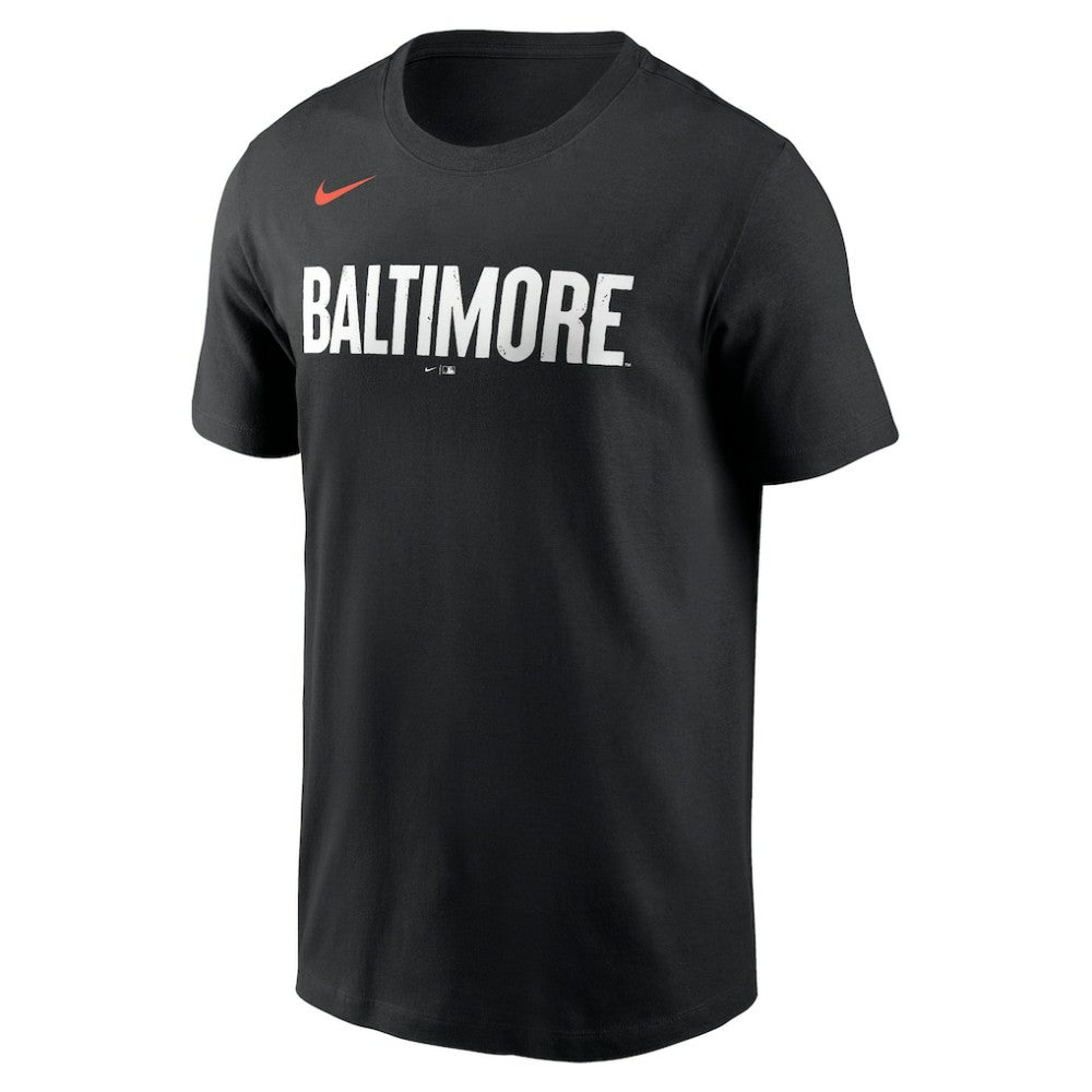 Baltimore Orioles Nike City Connect Wordmark T-Shirt Near Me