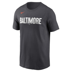 Baltimore Orioles Nike City Connect Wordmark T-Shirt Online