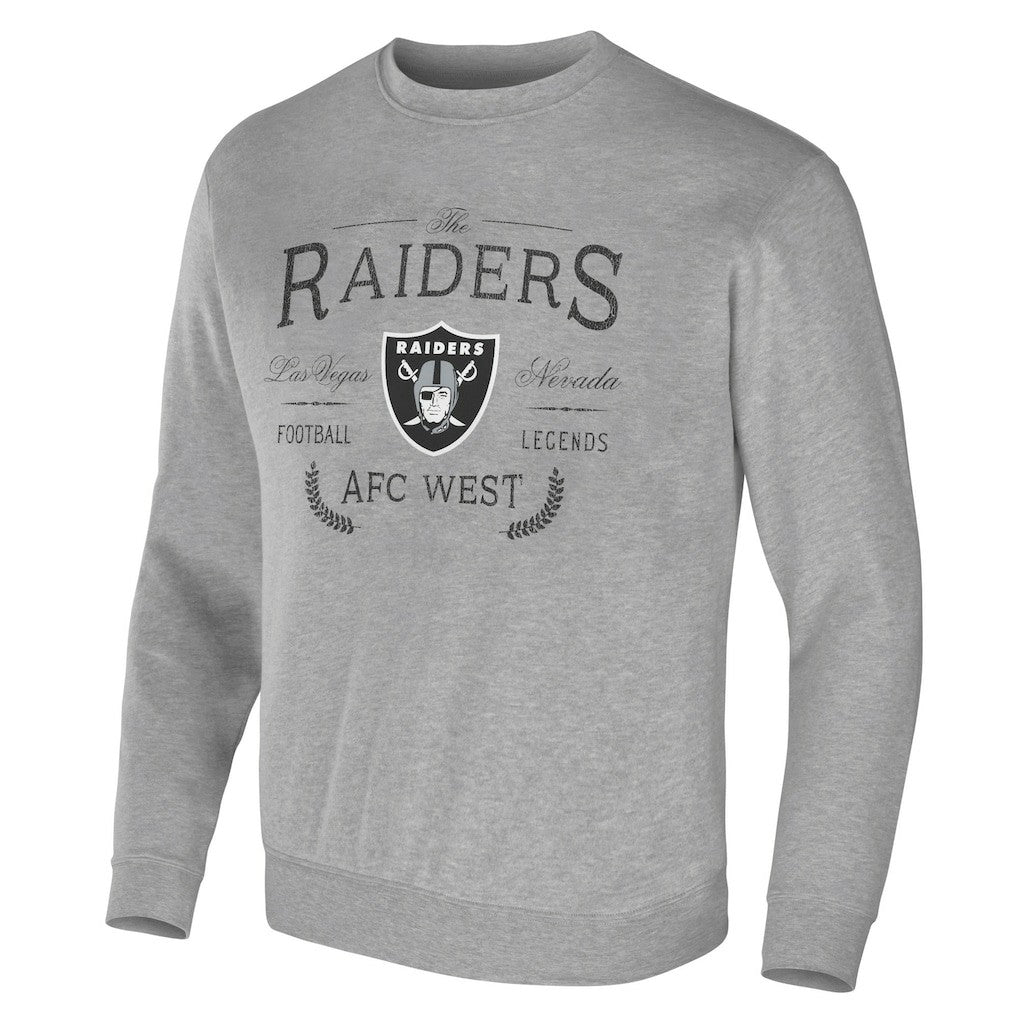 Las Vegas Raiders NFL x Darius Rucker Collection Pullover Sweatshirt - Heather Gray - Fanatics