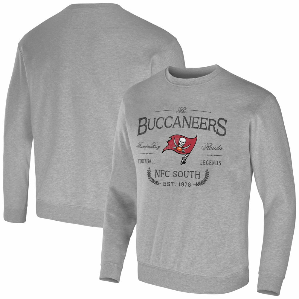 Tampa Bay Buccaneers NFL x Darius Rucker Collection Pullover Sweatshirt - Heather Gray - Fanatics