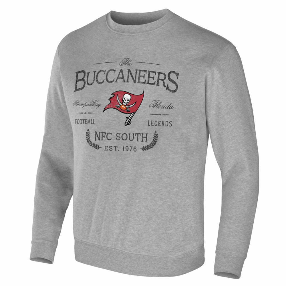 Tampa Bay Buccaneers NFL x Darius Rucker Collection Pullover Sweatshirt - Heather Gray - Fanatics