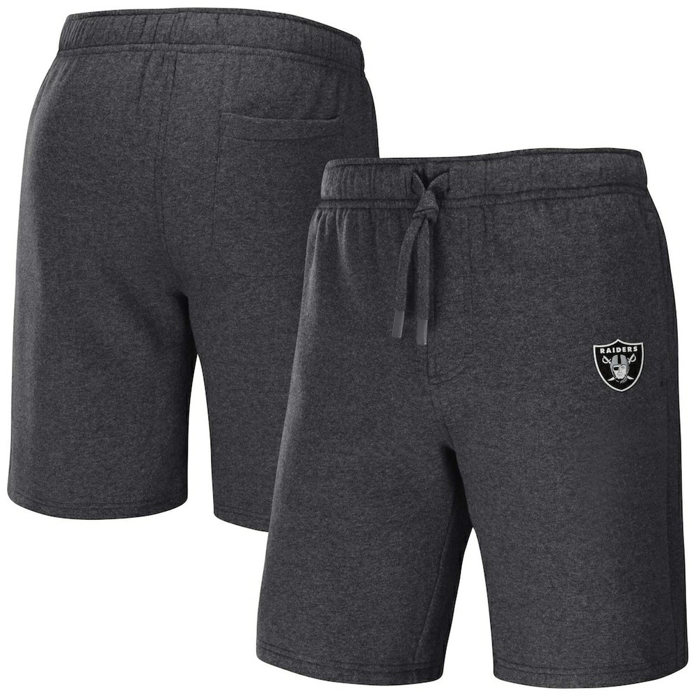 Las Vegas Raiders NFL x Darius Rucker Collection Logo Shorts - Heather Charcoal - Fanatics