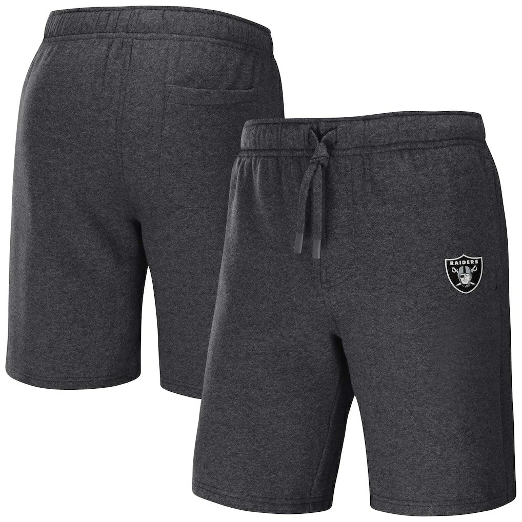 Las Vegas Raiders NFL x Darius Rucker Collection Logo Shorts - Heather Charcoal - Fanatics