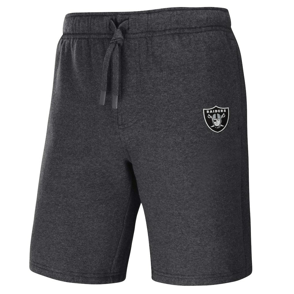 Las Vegas Raiders NFL x Darius Rucker Collection Logo Shorts - Heather Charcoal - Fanatics