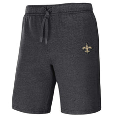 New Orleans Saints NFL x Darius Rucker Collection Logo Shorts - Heather Charcoal - Fanatics