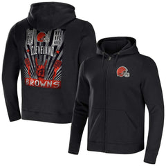 Cleveland Browns NFL x Darius Rucker Collection Rocker Full-Zip Hoodie - Black - Fanatics