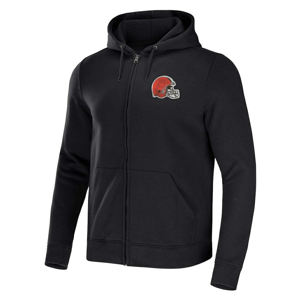 Cleveland Browns NFL x Darius Rucker Collection Rocker Full-Zip Hoodie - Black - Fanatics