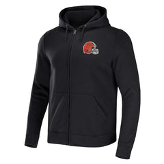 Cleveland Browns NFL x Darius Rucker Collection Rocker Full-Zip Hoodie - Black - Fanatics