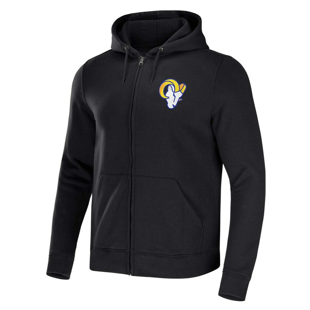 Los Angeles Rams NFL x Darius Rucker Collection Rocker Full-Zip Hoodie - Black - Fanatics