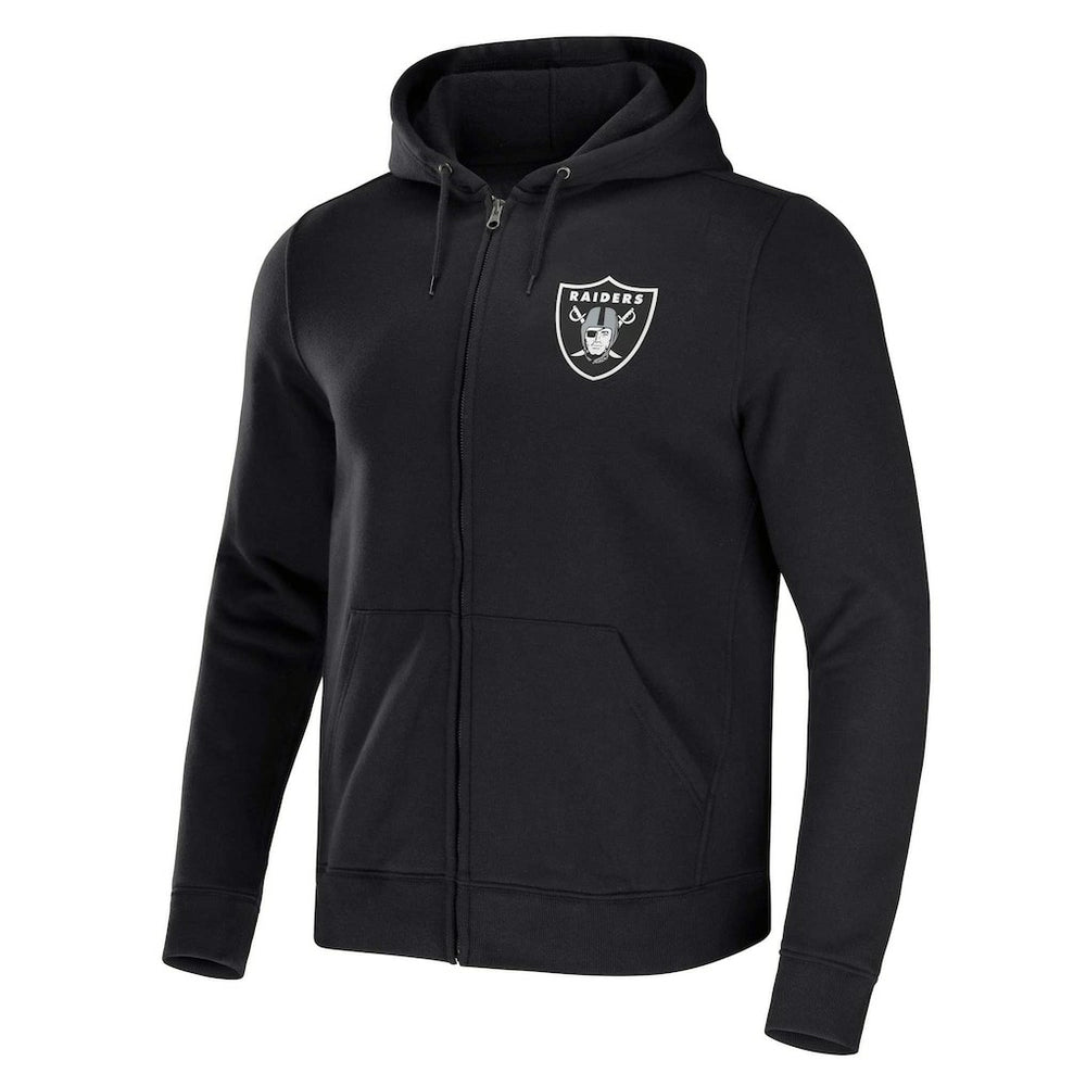 Las Vegas Raiders NFL x Darius Rucker Collection Rocker Full-Zip Hoodie - Black - Fanatics