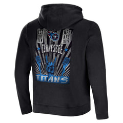 Tennessee Titans NFL x Darius Rucker Collection Rocker Full-Zip Hoodie - Black - Fanatics