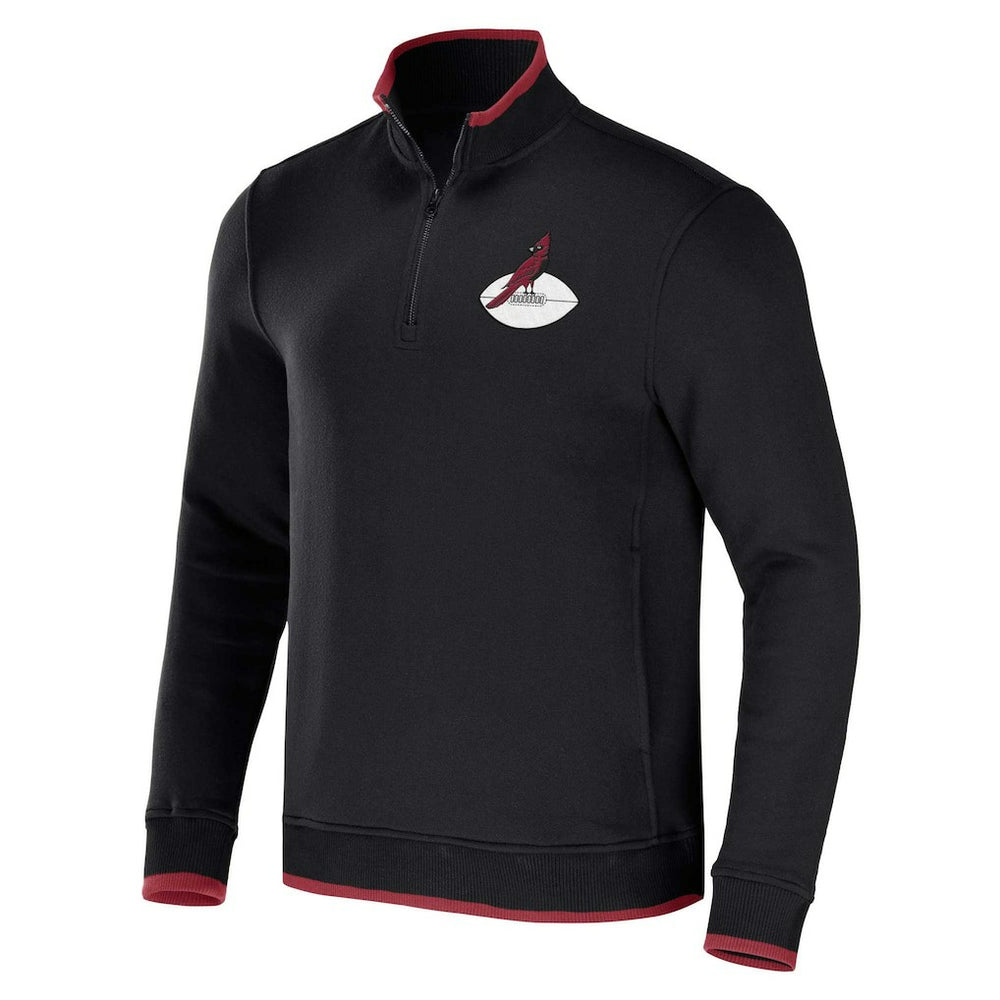 Arizona Cardinals NFL x Darius Rucker Collection Logo Quarter-Zip Top - Black - Fanatics