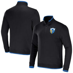 Los Angeles Chargers NFL x Darius Rucker Collection Logo Quarter-Zip Top - Black - Fanatics