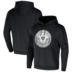 Las Vegas Raiders NFL x Darius Rucker Collection Washed Pullover Hoodie - Black - Fanatics