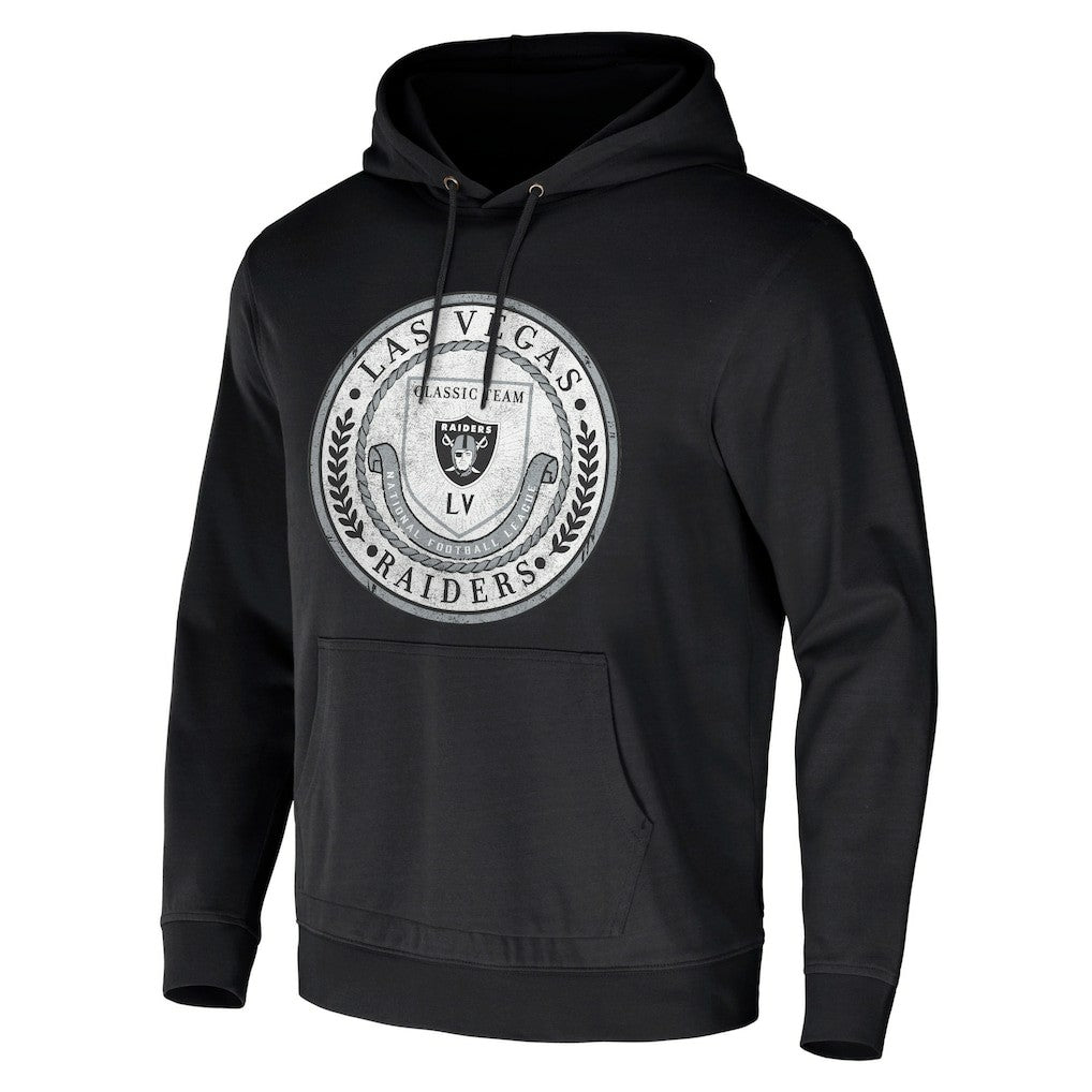 Las Vegas Raiders NFL x Darius Rucker Collection Washed Pullover Hoodie - Black - Fanatics
