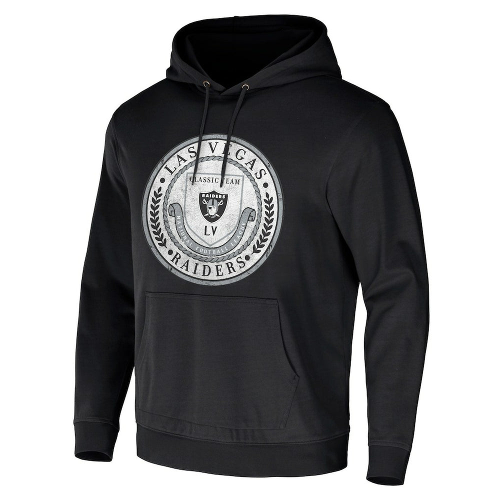 Las Vegas Raiders NFL x Darius Rucker Collection Washed Pullover Hoodie - Black - Fanatics