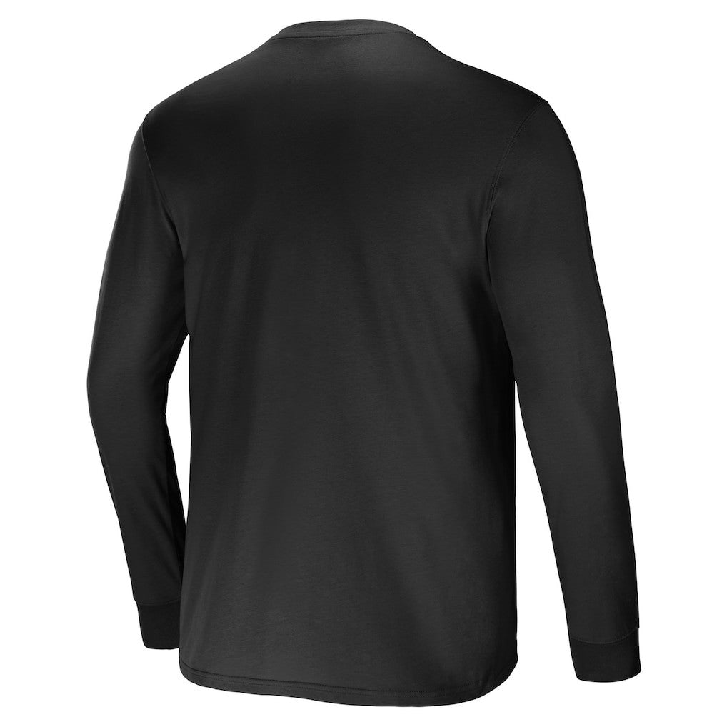 Carolina Panthers NFL x Darius Rucker Collection Team Long Sleeve Pocket T-Shirt - Black - Fanatics