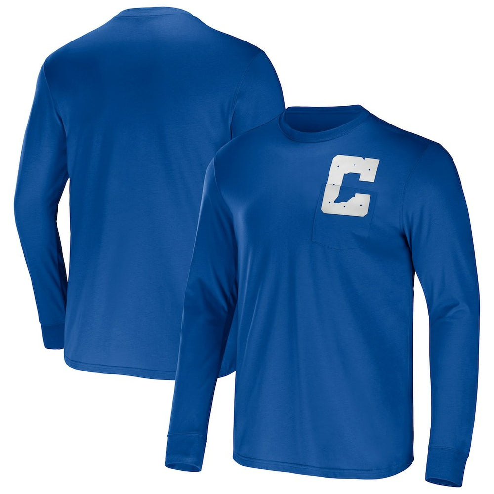 Indianapolis Colts NFL x Darius Rucker Collection Team Long Sleeve Pocket T-Shirt - Blue - Fanatics