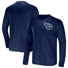 Tennessee Titans NFL x Darius Rucker Collection Team Long Sleeve Pocket T-Shirt - Navy - Fanatics