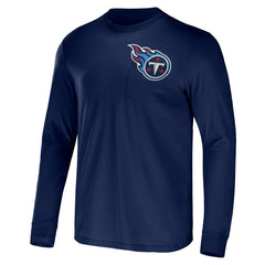 Tennessee Titans NFL x Darius Rucker Collection Team Long Sleeve Pocket T-Shirt - Navy - Fanatics