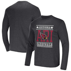 Arizona Cardinals NFL x Darius Rucker Collection Long Sleeve T-Shirt - Heathered Charcoal - Fanatics