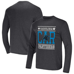 Carolina Panthers NFL x Darius Rucker Collection Long Sleeve T-Shirt - Heathered Charcoal - Fanatics