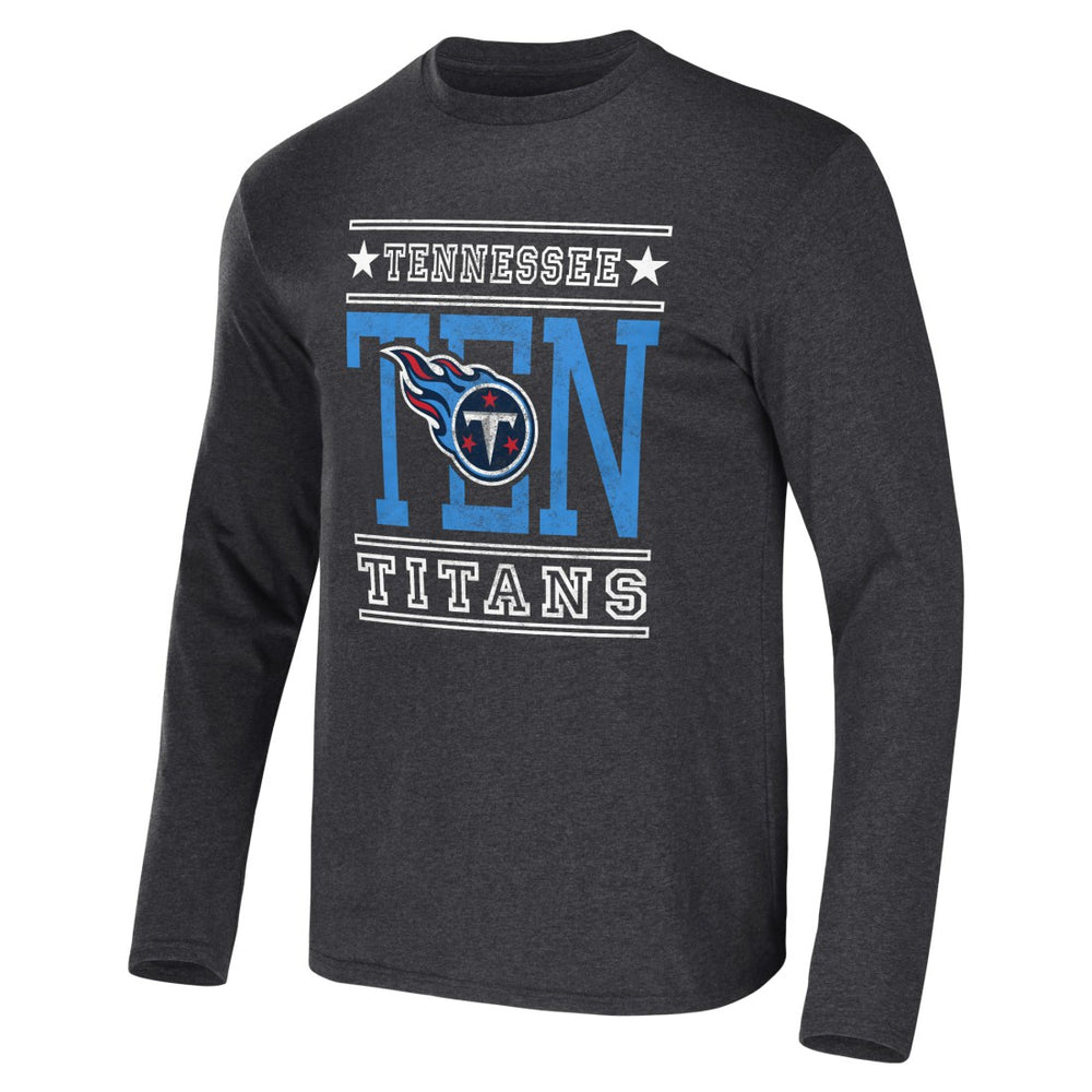 Tennessee Titans NFL x Darius Rucker Collection Long Sleeve T-Shirt - Heathered Charcoal - Fanatics
