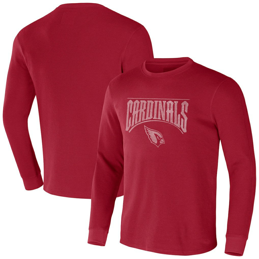 Arizona Cardinals NFL x Darius Rucker Collection Long Sleeve Thermal T-Shirt - Cardinal - Fanatics
