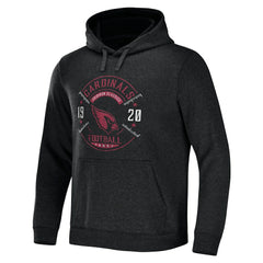 Arizona Cardinals NFL x Darius Rucker Collection Radar Pullover Hoodie - Heather Charcoal - Fanatics