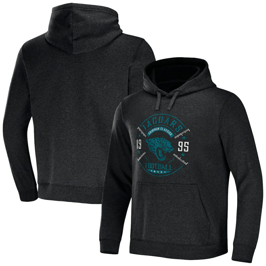 Jacksonville Jaguars NFL x Darius Rucker Collection Radar Pullover Hoodie - Heather Charcoal - Fanatics
