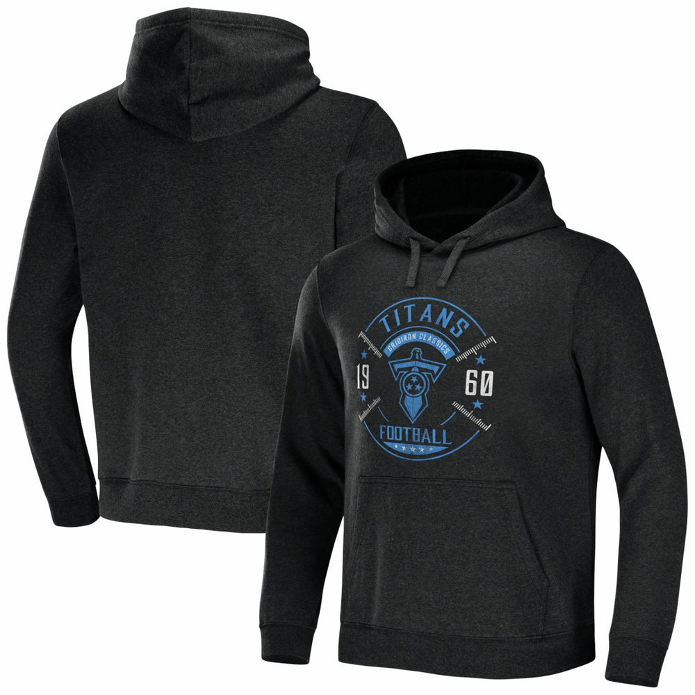 Tennessee Titans NFL x Darius Rucker Collection Radar Pullover Hoodie - Heather Charcoal - Fanatics