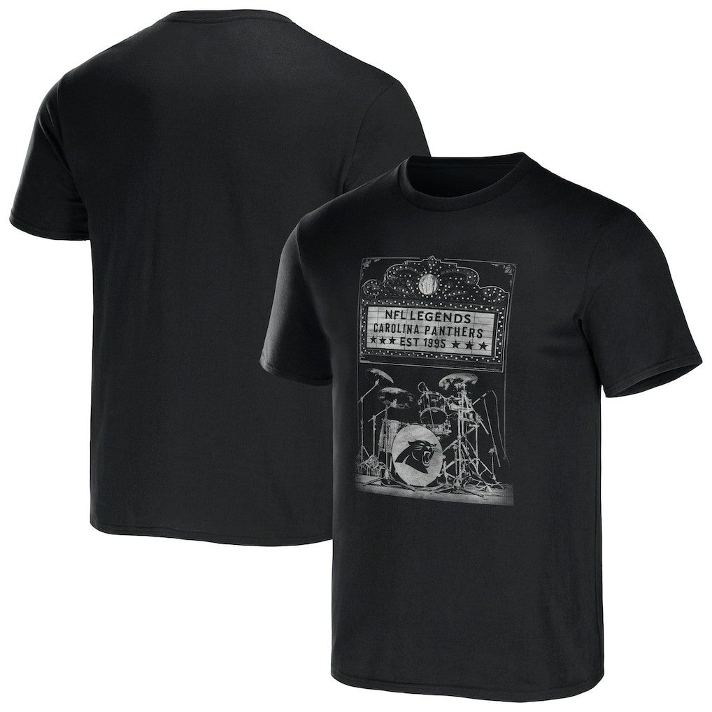 Carolina Panthers NFL x Darius Rucker Collection Band T-Shirt - Black - Fanatics
