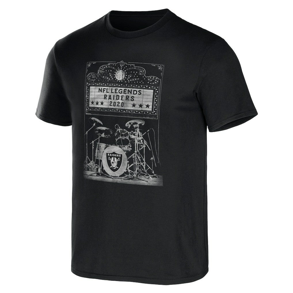 Las Vegas Raiders NFL x Darius Rucker Collection Band T-Shirt - Black - Fanatics