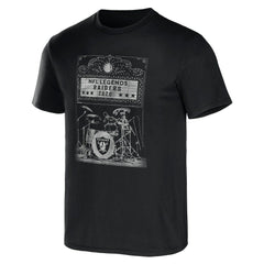 Las Vegas Raiders NFL x Darius Rucker Collection Band T-Shirt - Black - Fanatics