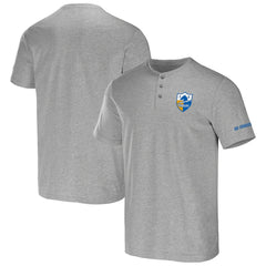 Los Angeles Chargers NFL x Darius Rucker Collection Henley T-Shirt - Heather Gray - Fanatics